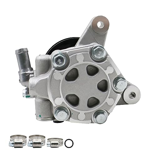Image of 21-5267 Power Steering Pump with Pulley, Fits for 2001 2002 2003 2004 2005 Civic 1.7L l4 (CNG & GAS), Fits for 2001-2005 EL 1.7L, OE-Quality Power Assist Pump, Replace OE 56110PLA023
