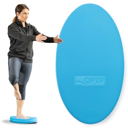 OPTP-Stability-Trainer--Textured-Foam-Balance-Pad-Non-Slip-Surface-Blue OPTP Stability Trainer – Textured Foam Balance Pad, Non-Slip Surface, Blue - Image 1