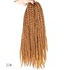 Marley Twist Braiding Hair 8 Packs – Jumbo Afro Kinky Crochet Hair for Senegalese Twists & Faux Locs – Soft Heat-Friendly Synthetic Fiber(T1B/30, 18 Inch (Pack of 8)) #4