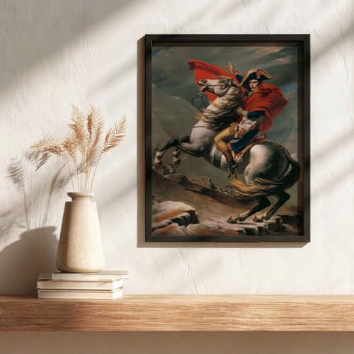 Tableau Napoléon Traversant les Alpes de David – Poster Classique avec cadre – Tableaux Épique Décoration – Affiche de Musée – vue 6