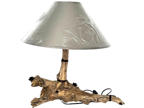 Lampe de salon n°860 bois flotté luminaire design intérieur naturel