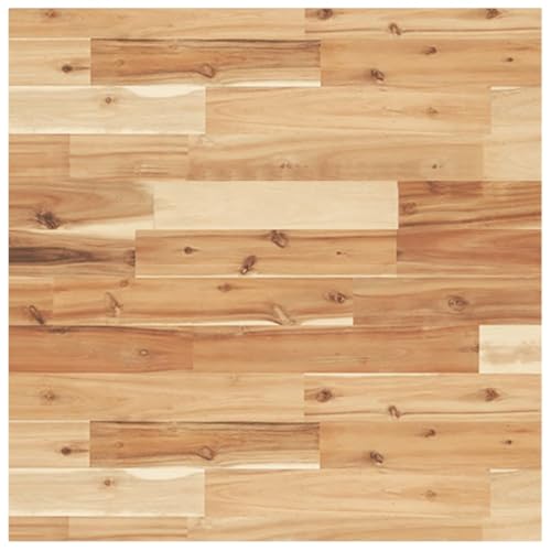 vidaXL Tischplatte, Holzplatte Quadratisch, Massivholzplatte für Esstisch Bartisch Beistelltisch, Ersatztischplatte, 60x60x4cm Massivholz Akazie