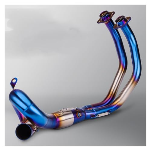 Tuyau de liaison MT07 en acier inoxydable durable pour échappement rotatif moto
