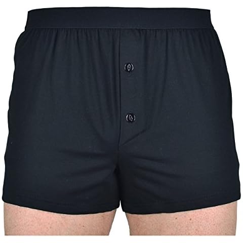 Big Mens Black Leese Stretch Boxer Shorts Cotton Rich Underwear for Sizes 2XL 3XL 4XL 5XL 6XL 7XL 8XL 9XL 10XL, Size : 9XL Cover