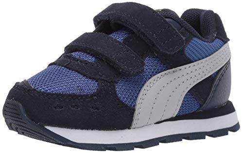 Puma Unisex-Baby Vista Hook And Look Sneaker, Bright Cobalt-Peacoat-High Rise, 4 M Us Toddler #TOP23