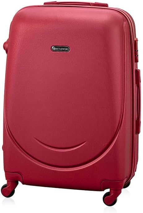 Maleta Rígida, Maleta Con Ruedas, De Cabina, 4 Ruedas, Material ABS
