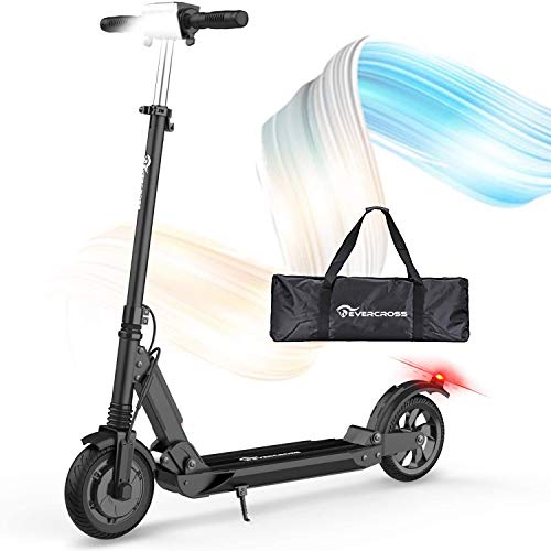 RCB Skate elétrico dobrável, Scooter elétrico ultraleve 350 W motor, velocidade máxima 30 km/h, altura do guiador ajustável, ecrã LCD, para adultos e adolescentes