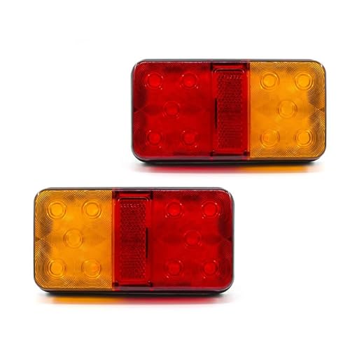 Feu arrière LED 24V étanche pour remorque et camion | Paire de clignotants - 2