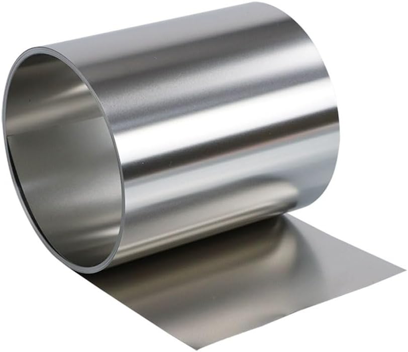 Stainless Steel Foil Roll， Width 50mm Thickness 0.05mm ~ 1.0mm Length 1000mm 304 Steel Sheet Thin Plate/Foil, 1pcs(1.0mm 50mmx1000mm)
