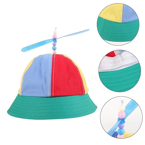 Gorra de béisbol infantil BESTYASH con hélice de libélula para jugar en la playa 3