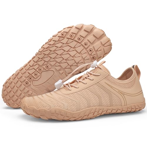 Image of EWUHA Barefoot Shoes Womens Mens Footwear for Walking Hiking with Wide Toe Box,Healthy & Non-Slip,Breathable Barefoot Vitality Water Shoes for Beach Pool Swim Outdoor (Unisex)