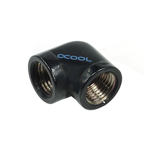 Alphacool 17042 Parte E Montaggio Per Rubinetteria Ottone Nero
