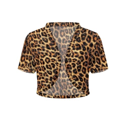 Women Bolero Shrug Open Front Sheer Short Sleeve Cropped Cardigan for Dress4