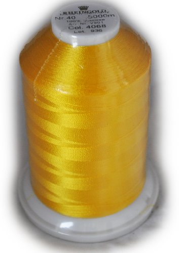 Hilo de Rayon Rheingold No. 40 Amarillo 901404068 miniatura 1