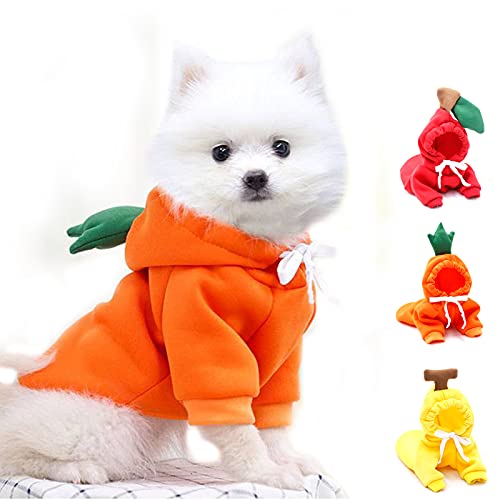 Tempaky Roupas para cachorros Moletom para cachorros Roupas quentes com cordão design para cachorros
