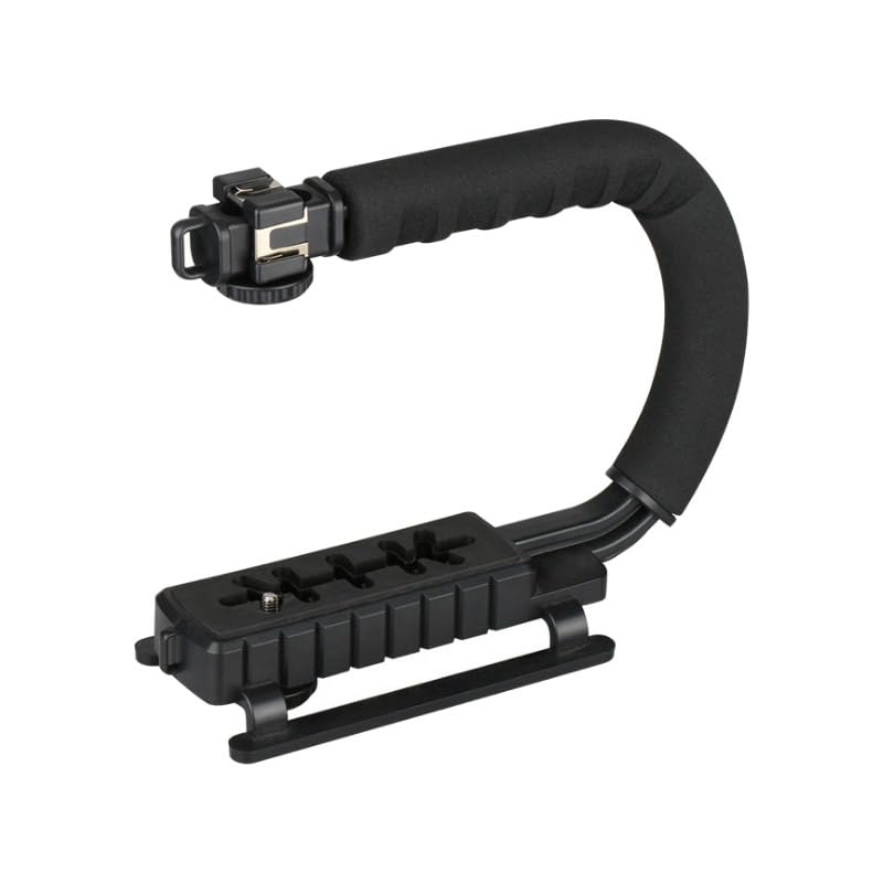 Soporte para trípode estabilizador de cámara Gimbal Doble Mano para Control Drones dji Mavic Air 2 y 2S(Light Green)