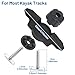 Omoojee Kayak Anchor Cleat for Kayak Track Mount, Rope Cleat for Kayak Rail Mount Accessories, 1 Pack, Black
