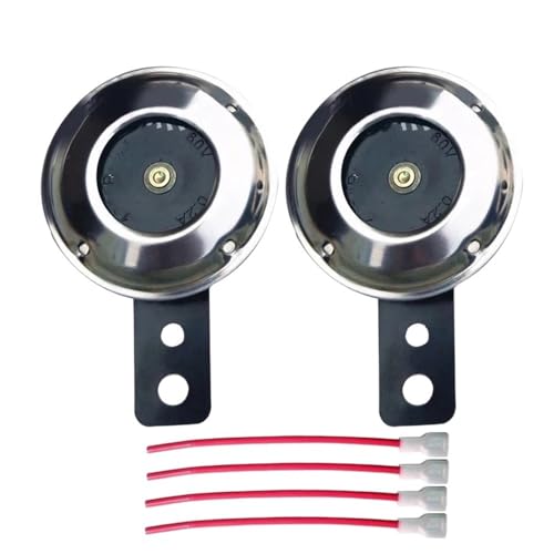 Parlante para manubrio moto 12V 48V 60V cromado