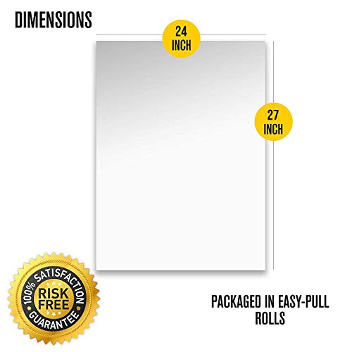 Commander 13 Gallon 0.78 MIL White Plastic Trash Bags Unscented - 24" x 27" - Pack of 120, For Home, Kitchen, Commercial, & Office - Thumbnail 5