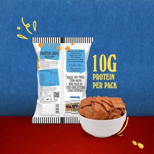 Image of The Baker's Dozen Protein Chips Masala Mania, 45G