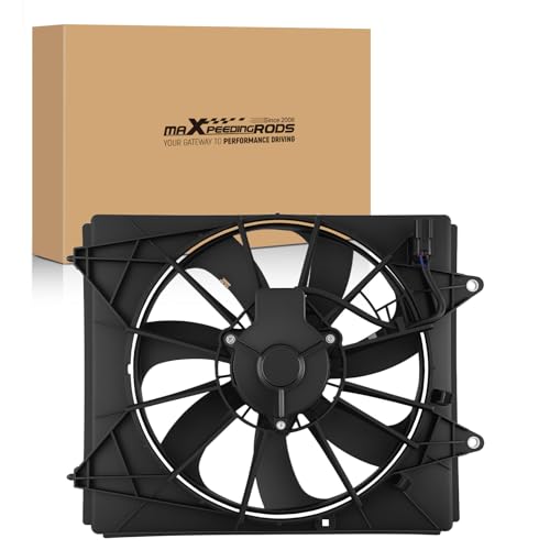 Image of maXpeedingrods 611560 A /C Condenser Cooling Fan for Honda Odyssey 2018-2023 Passenger Side, HO3113143 38611RV0A01 38615RV0A01