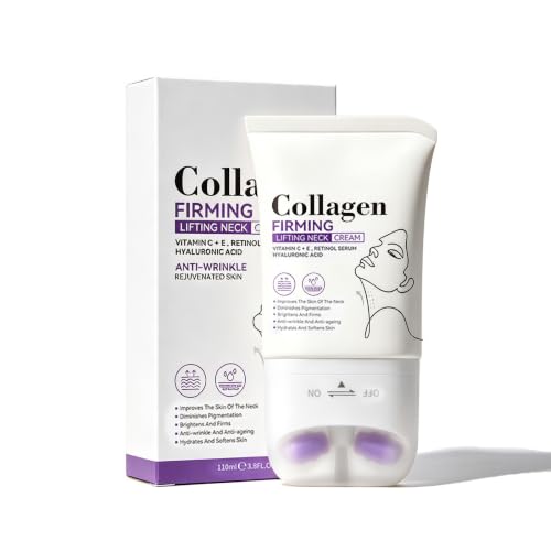 Crema de Cuello Colágeno Retinol ácido Hialurónico Vitamina C E, 110ml
