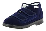  VAROMED Genua Weite H 31920 Unisex-Erwachsene,Therapieschuh,Halbschuh,Hausschuh,Klettschuh,Klettverschluss,Wechselfußbett,Weite H marine, EU 39