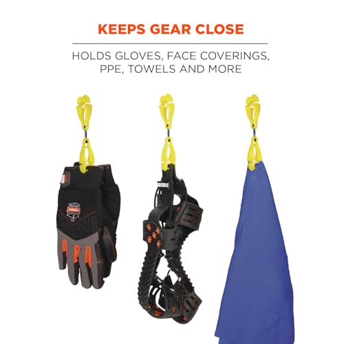 Image of Ergodyne Squids 3420 Swiveling Glove Clip Holder with Dual Clips