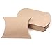 Vlovelife Cute Anti-Scratch Kraft Paper Pillow Favor Gift Box Wedding Party Favour Gift Candy Box Pack Of 100