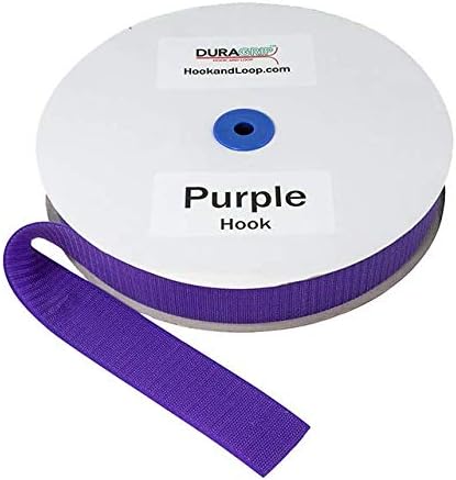 DuraGrip® Brand - 2" Purple Hook Sew-On | Hook Side Only, Loop Side Sold Separately