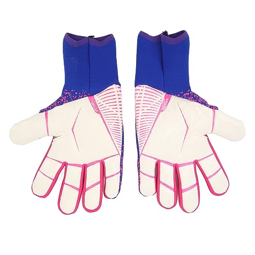 Luvas de Goleiro, Luvas de Futebol Respiráveis ​​de Látex Forte Aderência para Treinamento (#7 17,6M