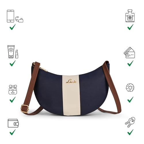 Image of Lavie Women's Bonnie Hobo Colorblock Crossbody Sling Bag | Ladies Purse Handbag | Gift for Women