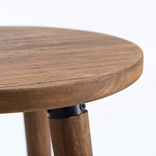 Tabouret de bar rond compact sans dossier pour optimiser l'espace - 6