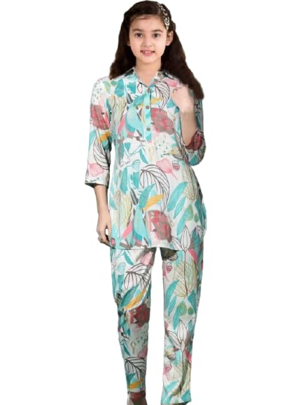 BHOLUKART Women Rayon Floral Printed Kurta Pant Set|Co Ord Set for Girls Stylish|Kurta Set for Girls|Kurta Set|Ethnic Co O... - Review, Price and Buying Guide