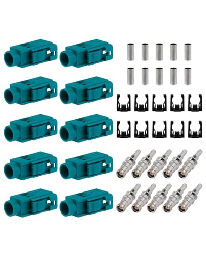 10 conectores Fakra Z hembra para cable coaxial miniatura 2