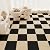 24 * 24in Peel and Stick Carpet Tiles, Self Adhesive Floor Squares with Extra Soft Pad, Easy Installation for Bedroom, Living Room, Office, Rental (10, Black)