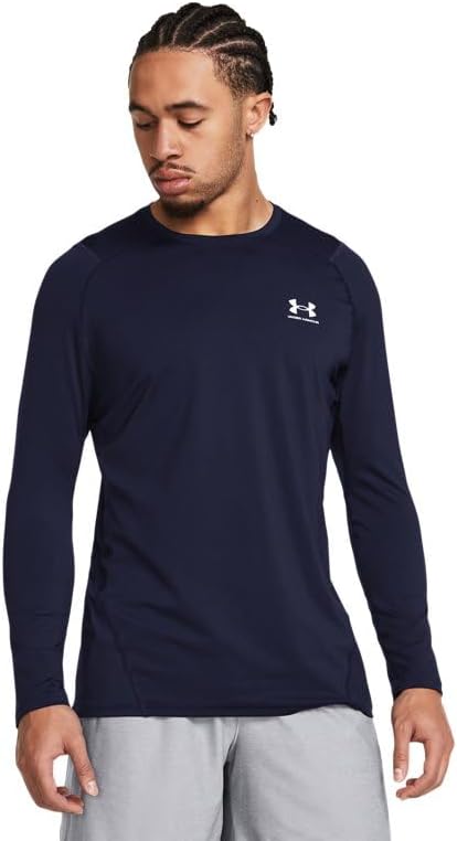 Under Armour Mens Armour HeatGear Fitted Long-Sleeve T-Shirt