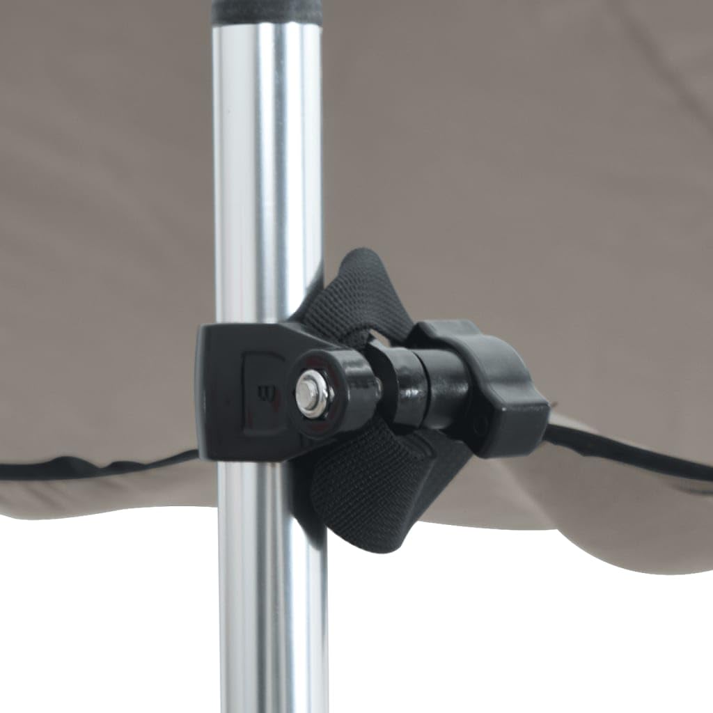 Estensione per ombreggiatura T-Top Antracite, 170 x 208 cm, poliestere impermeabile con rivestimento in poliuretano, per barca da pesca, bimini top