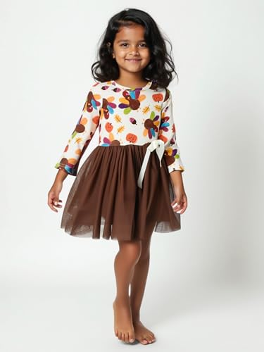 Image of Girls Long Sleeve Tulle Tutu Dresses for Kid and Toddler