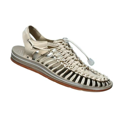 Men's Breathable Woven Sandals - Lightweight Closed-Toe Beach & Hiking Sandals, Non-Slip Comfort for Outdoor & Casual Wear