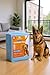 Pawtastic Gear - Welpenunterlagen 90x60 cm, 5-lagige Trainingspads 50 Stück, Auslaufsicher und Strapazierfähig mit Schnell Trocknender Oberfläche, PIPI Matten für Hunde, Blau-Weiß