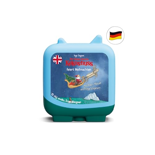 Tonies Clever Tonie für die Toniebox, Der kleine Drache Kokosnuss feiert Weihnachten. Englisch Lernen mit dem kleinen Drachen Kokosnuss, Hörspiel für Kinder ab 5 Jahren, Spielzeit ca. 72 Minuten
