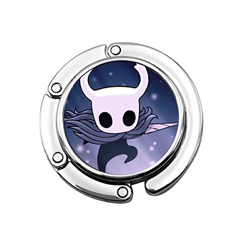 Preisvergleich Produktbild Hollow Knight Faltbare Handtaschenhaken, 2er-Set Aufhänger klappbarer Tischaufhänger Halter Damen Taschenaufbewahrung