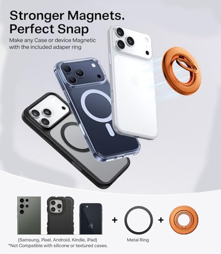 TORRAS Magnetic Case & Magnetic Phone Grip Ring Holder Kickstand - image 6