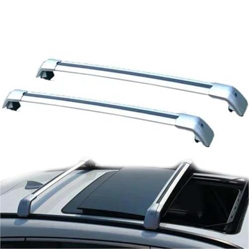 Barras transversales aerodinámicas de aluminio para Hyundai Nexo SUV portaequipajes estable