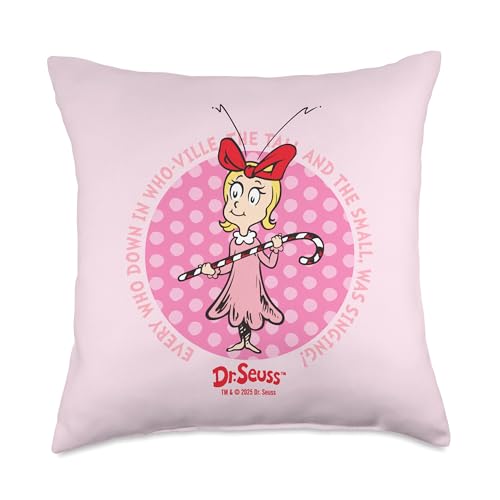 Grinch Cindy Lou Who Every Who Officially Licensed Throw Pillow