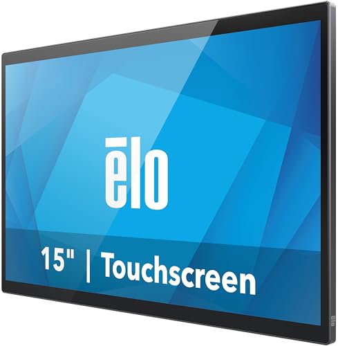 Image of Elo 1504LS - 15.6 inch Touchscreen Monitor Without Stand - TouchPro PCAP, 10 Touch, 1920 x 1080, Dark Gray