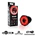 SUFUL Luz Trasera Bicicleta Inteligente,Luz Freno Bicicleta Potente LED Impermeable IPX6,6 Modos de Luz,USB Recargable para MTB,Bicicleta Carretera