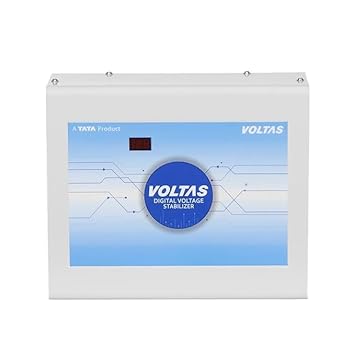 Voltas "Voltas Stabilizer Va4130: 4Kva, 130V-300V Range - Ideal for Up to 1.5 Ton Air Conditioners", Blue/3years onsite Warranty