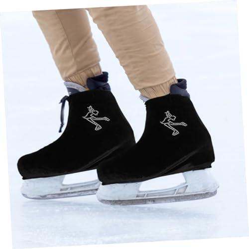 KITANDOVE 1 Par capas de skate Acessório de patinação Patins tampas de botas de rolo capas de sapato
